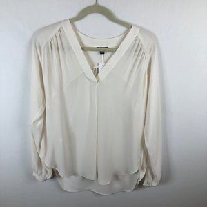 Ann Taylor Light Creme Blouse